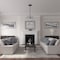 Ekena Millwork Baltimore Ceiling Medallion (Canopies up to 5 1/2"), 15 3/8"OD x 4 1/4"ID x 1 1/2"P, Spartan Stone CM15BASSF - alternate 3